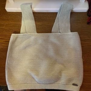 Sage green crop top tank